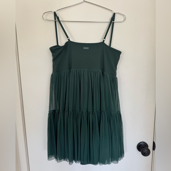 Popflex Pirouette Babydoll Dress in Pine - Picture 5 of 6